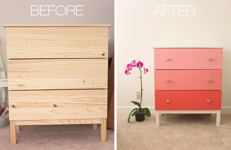A freshly painted child's bedroom