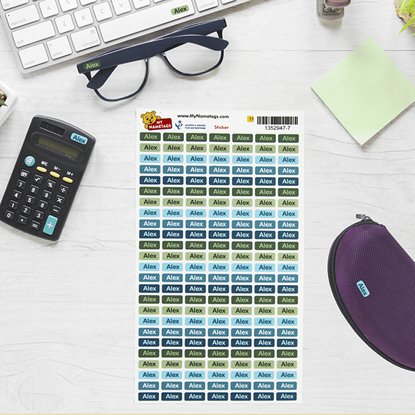 Ministickers in the different colour palettes